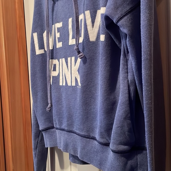 Pink love hoody sweatshirt , size xtra small - Picture 6 of 7